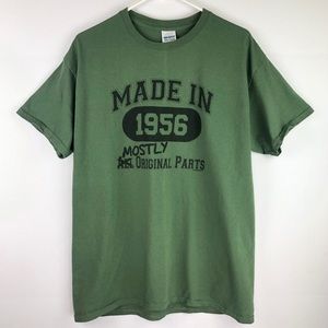 Green Made in 1956 Graphic Tee Large